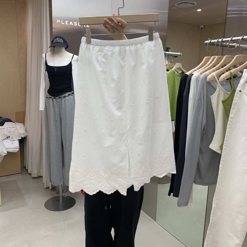 PLEASURE東大門直郵女士新款休閑職業26春夏半身裙中短裙PLEASURE半身裙/中短裙