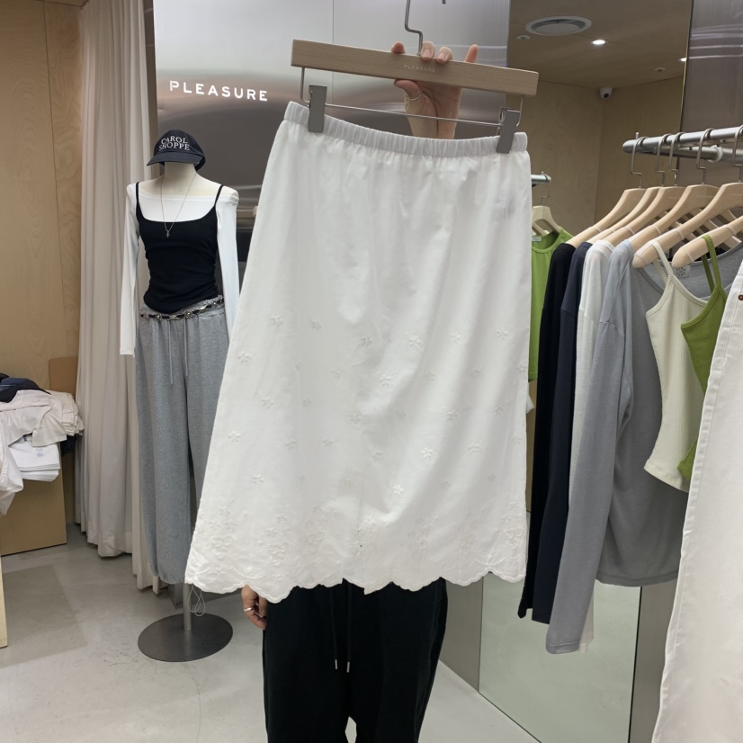 PLEASURE東大門直郵女士新款休閑職業26春夏半身裙中短裙PLEASURE半身裙/中短裙圖色1