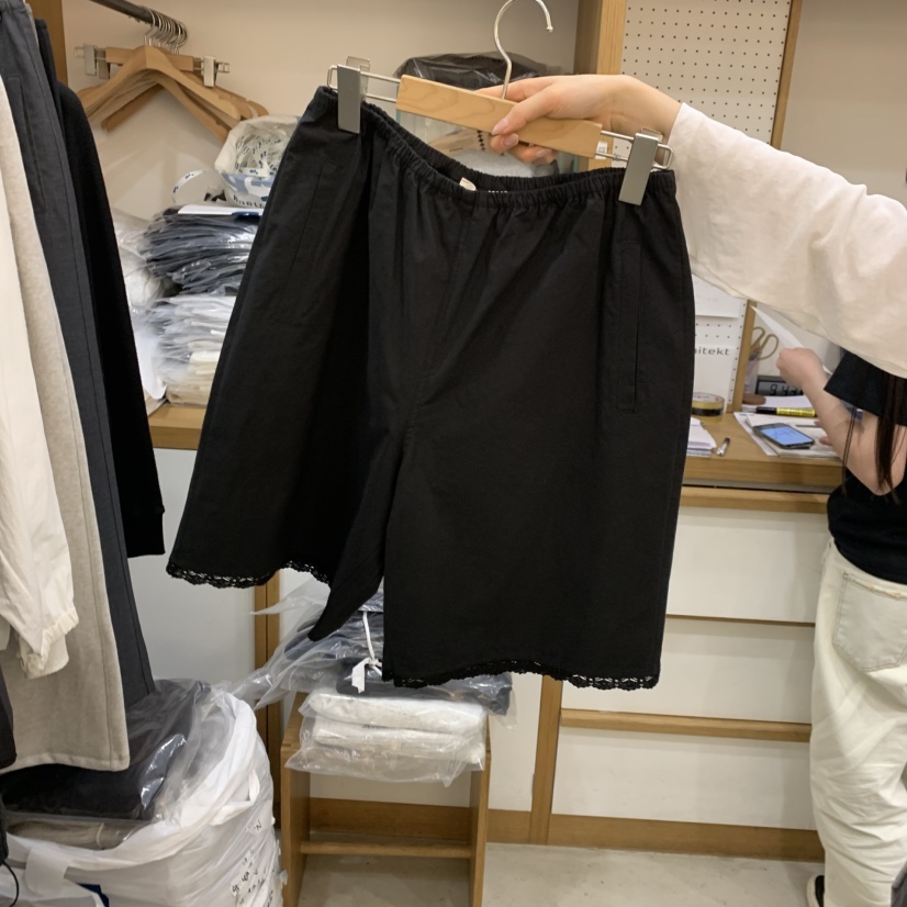 ARCHITEKT東大門代購女裝新品熱賣人氣推薦26春夏短褲蕾絲ARCHITEKT短褲圖色1