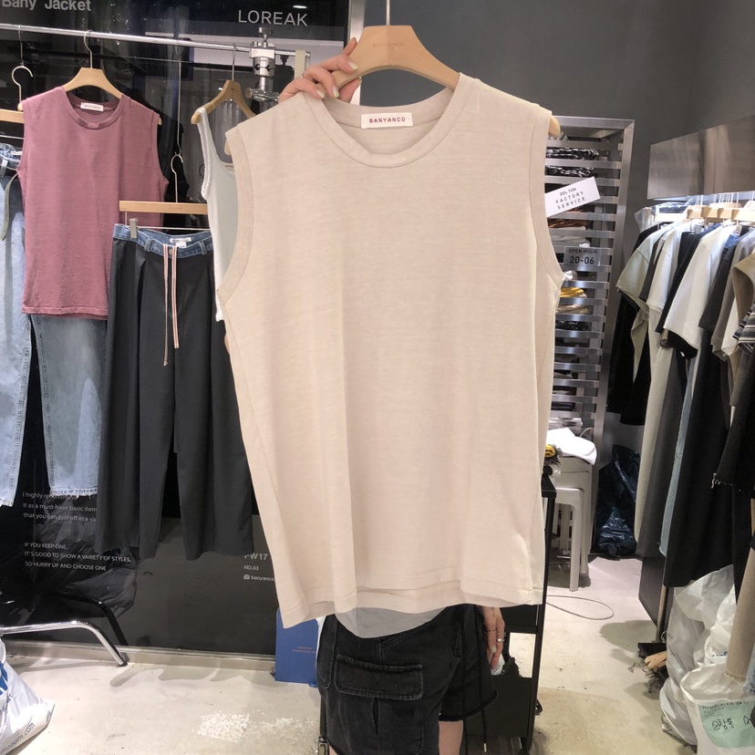 BANY ANCO韓國直郵女裝新款人氣時尚真品熱賣推薦吊帶背心BANY ANCO吊帶/背心圖色2