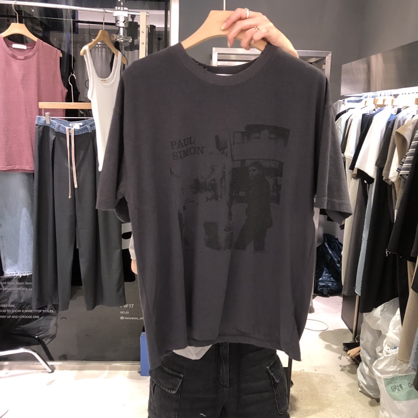 BANY ANCO東大門直郵女裝新款真品時尚26春夏人氣T恤復古BANY ANCOT恤圖色2