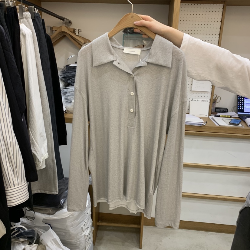 ARCHITEKT韓國直郵女士新品人氣職業真品休閑推薦長袖T恤ARCHITEKT長袖T恤圖色1