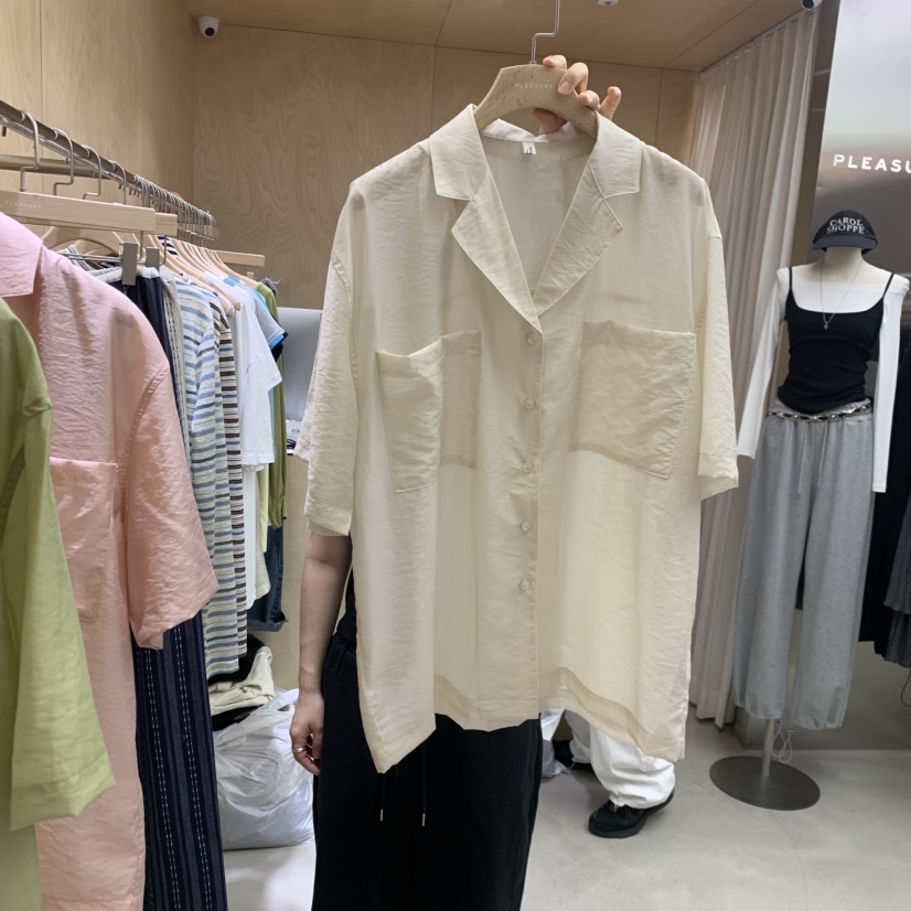 PLEASURE東大門直郵女士新品熱賣職業人氣26春夏襯衫蕾絲衫PLEASURE襯衫/蕾絲衫圖色2