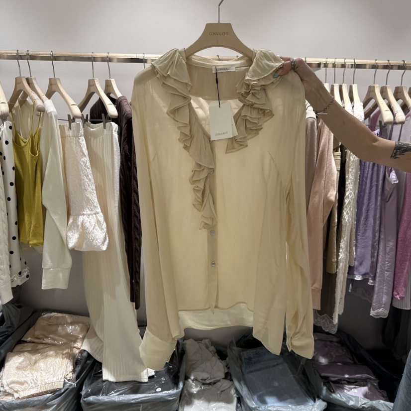 CONNAUGHT/DAILYJUD韓國直郵女士新款26春夏熱賣襯衫蕾絲衫CONNAUGHT/DAILYJUD襯衫/蕾絲衫圖色2