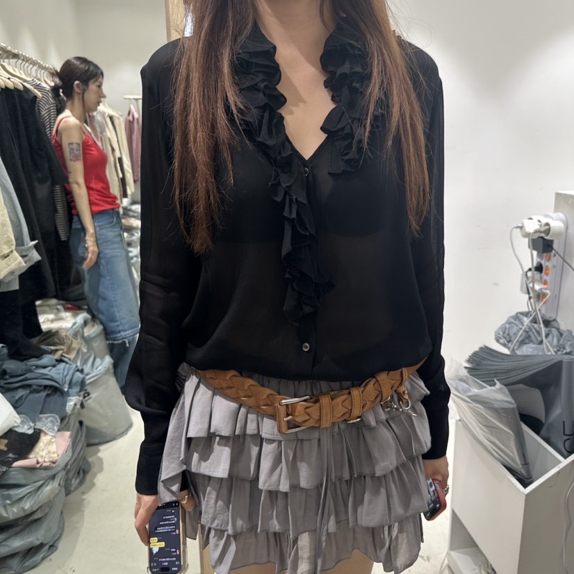 CONNAUGHT/DAILYJUD韓國直郵女士新款26春夏熱賣襯衫蕾絲衫CONNAUGHT/DAILYJUD襯衫/蕾絲衫圖色3