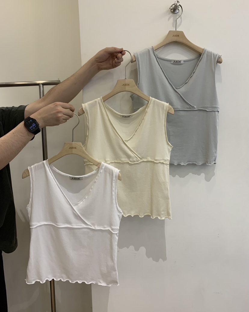 JUEDE韓國東大門代購女裝新品熱賣吊帶背心JUEDE吊帶/背心