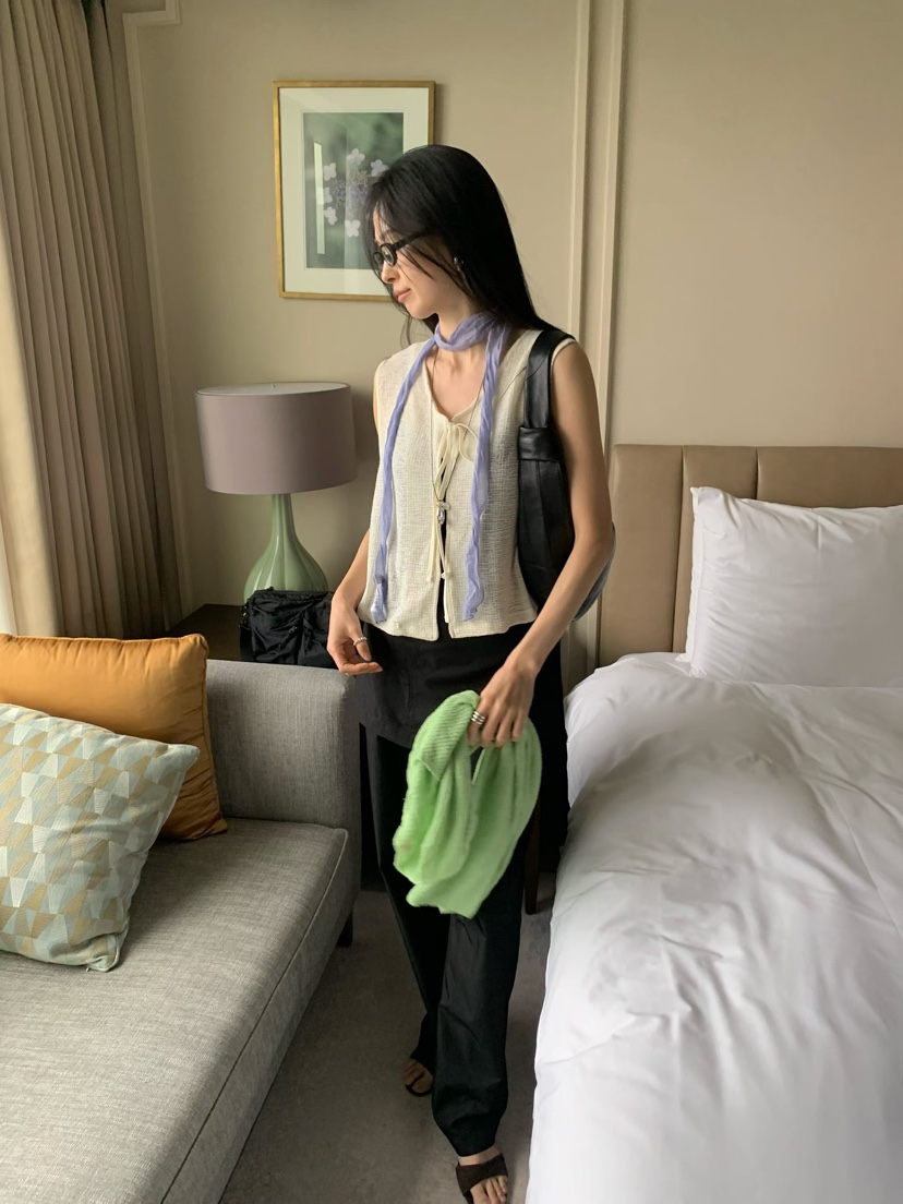 LOFN韓國直郵女士新品人氣職業推薦熱賣休閑時尚26春夏馬甲LOFN馬甲