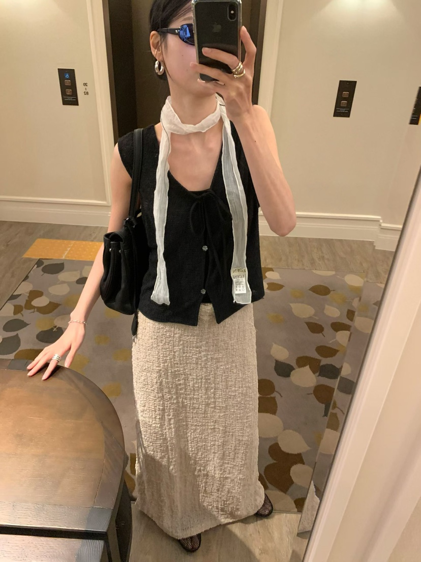 LOFN韓國直郵女士新品人氣職業推薦熱賣休閑時尚26春夏馬甲LOFN馬甲