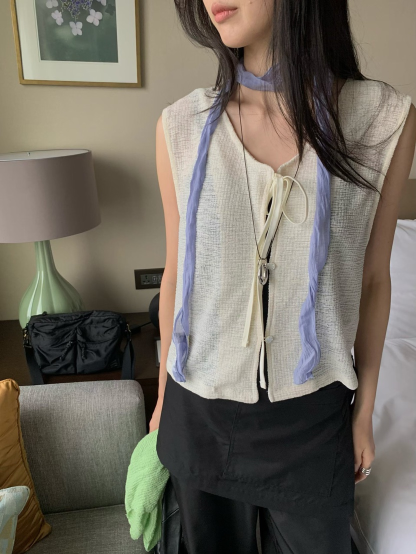 LOFN韓國直郵女士新品人氣職業推薦熱賣休閑時尚26春夏馬甲LOFN馬甲