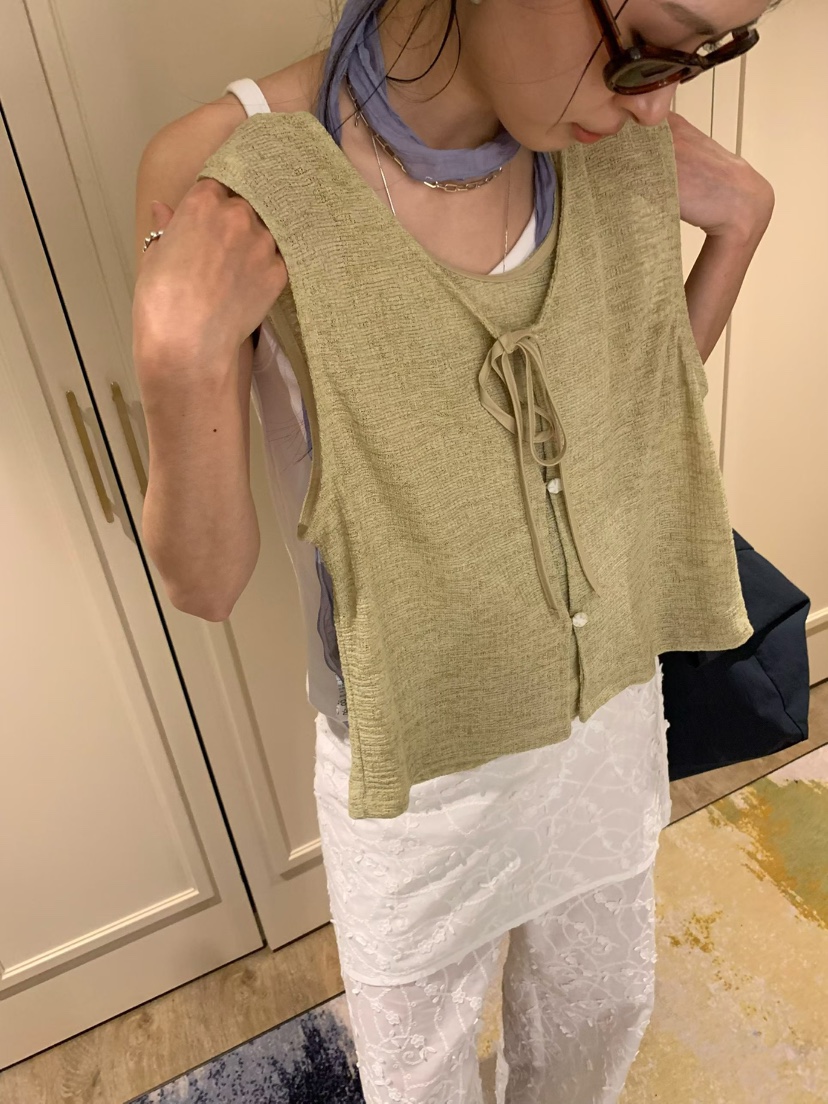 LOFN韓國直郵女士新品人氣職業推薦熱賣休閑時尚26春夏馬甲LOFN馬甲