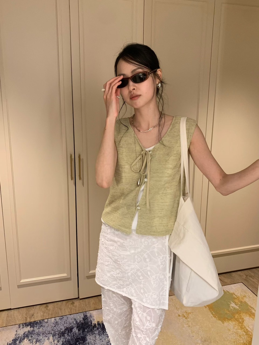 LOFN韓國直郵女士新品人氣職業推薦熱賣休閑時尚26春夏馬甲LOFN馬甲