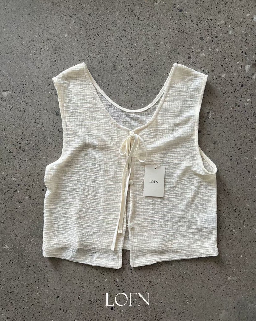 LOFN韓國直郵女士新品人氣職業推薦熱賣休閑時尚26春夏馬甲LOFN馬甲圖色2