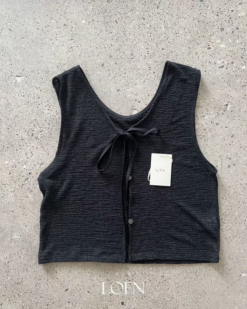 LOFN韓國直郵女士新品人氣職業推薦熱賣休閑時尚26春夏馬甲LOFN馬甲圖色3