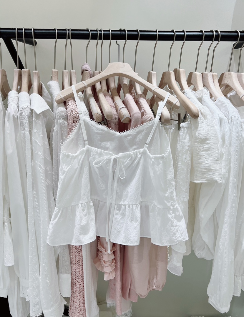 LOVE ROSIE韓國東大門直郵女裝新款人氣職業吊帶背心蕾絲LOVE ROSIE吊帶/背心