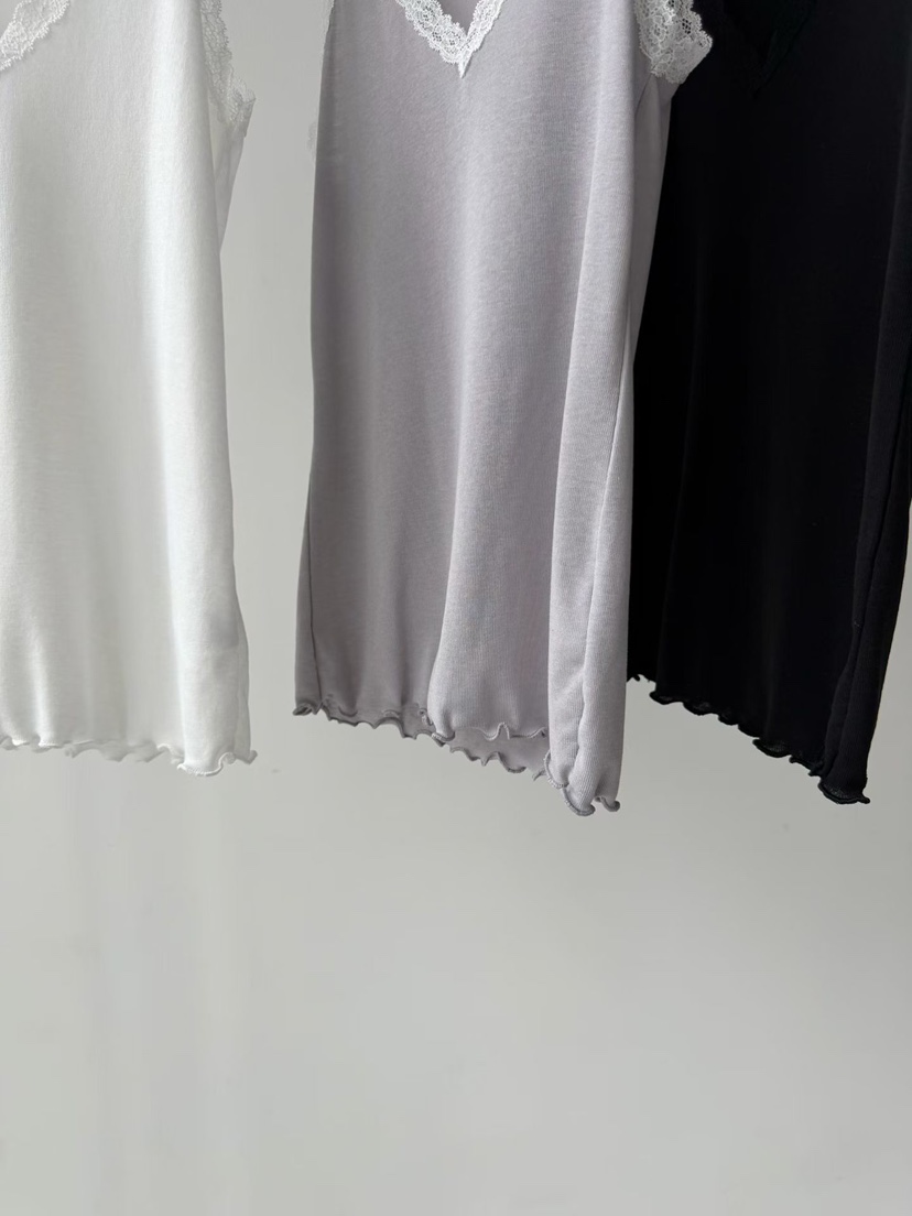 ARKIE/TAF韓國東大門代購女裝新品推薦人氣吊帶背心V領蕾絲ARKIE/TAF吊帶/背心