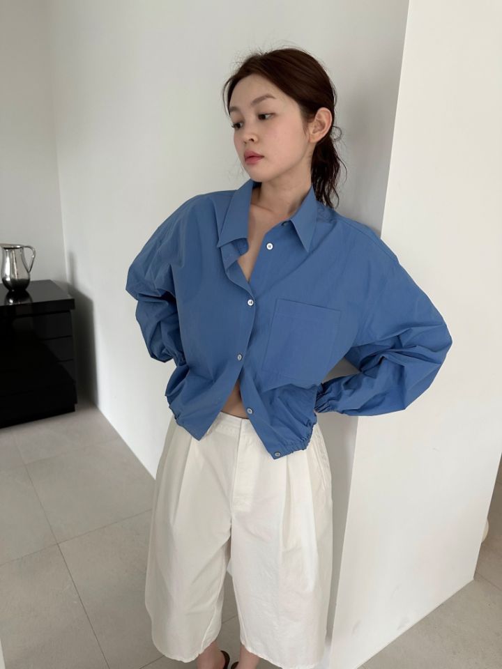 MARE韓國東大門直郵女裝新品職業推薦時尚人氣熱賣夾克褶裥MARE夾克圖色1