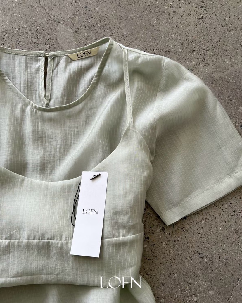 LOFN韓國代購女裝新品休閑人氣時尚26春夏職業襯衫蕾絲衫LOFN襯衫/蕾絲衫