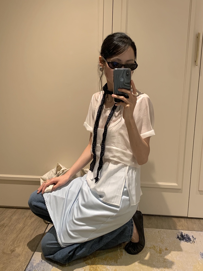 LOFN韓國代購女裝新品休閑人氣時尚26春夏職業襯衫蕾絲衫LOFN襯衫/蕾絲衫