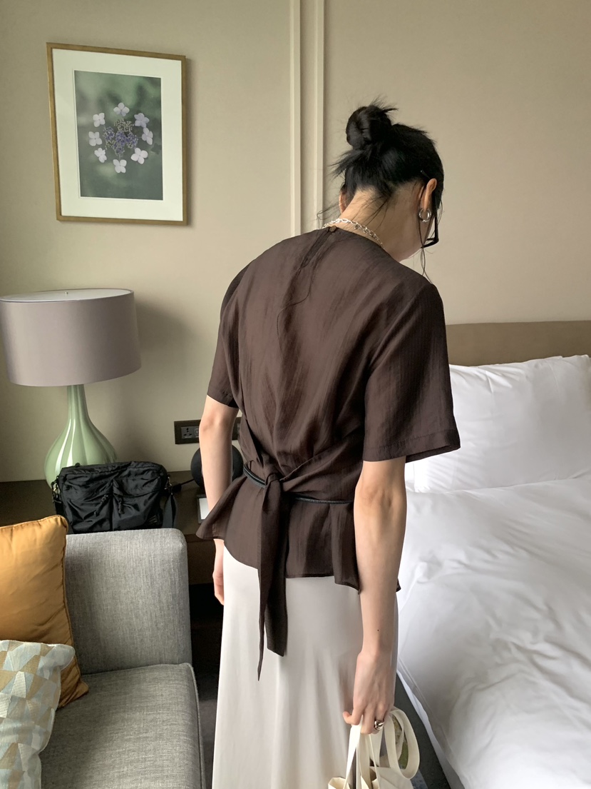 LOFN韓國代購女裝新品休閑人氣時尚26春夏職業襯衫蕾絲衫LOFN襯衫/蕾絲衫