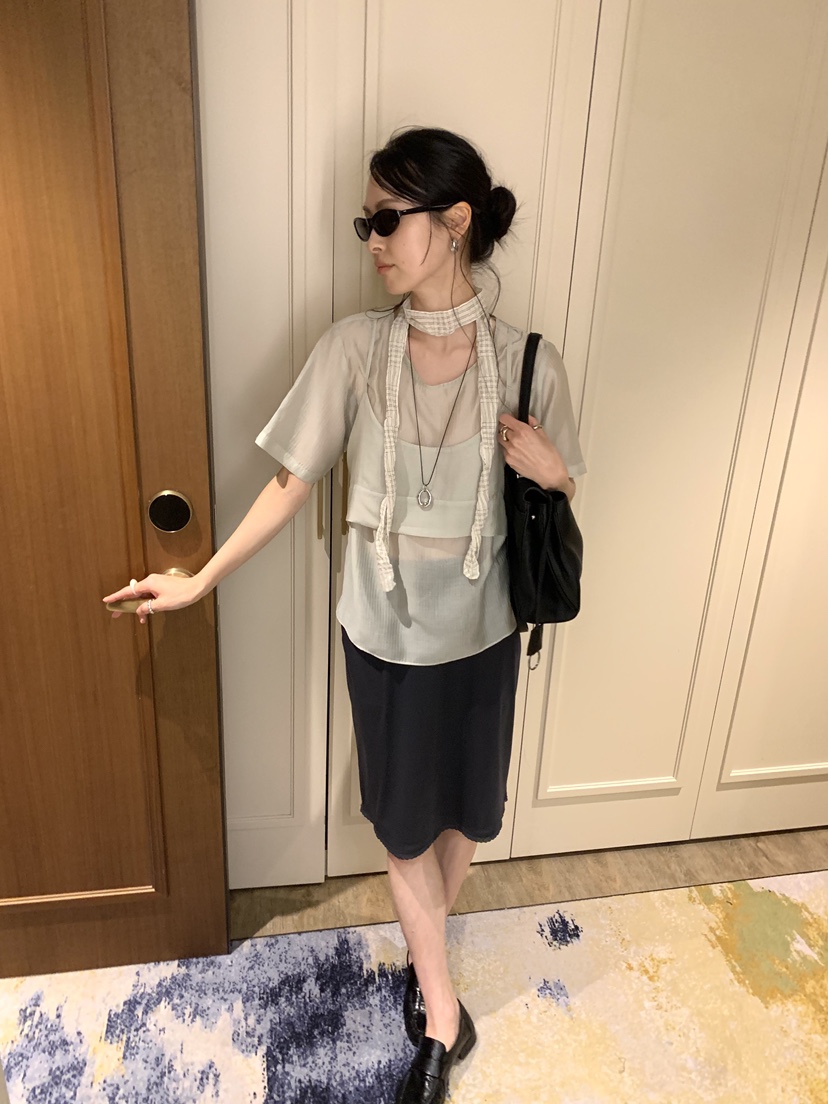 LOFN韓國代購女裝新品休閑人氣時尚26春夏職業襯衫蕾絲衫LOFN襯衫/蕾絲衫