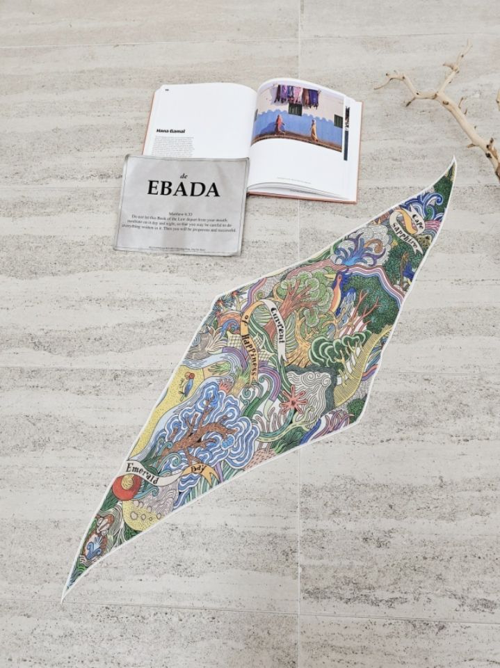 EBADA韓國直郵女士新款人氣休閑時尚推薦圍巾披肩絲綢亞麻EBADA圍巾/披肩