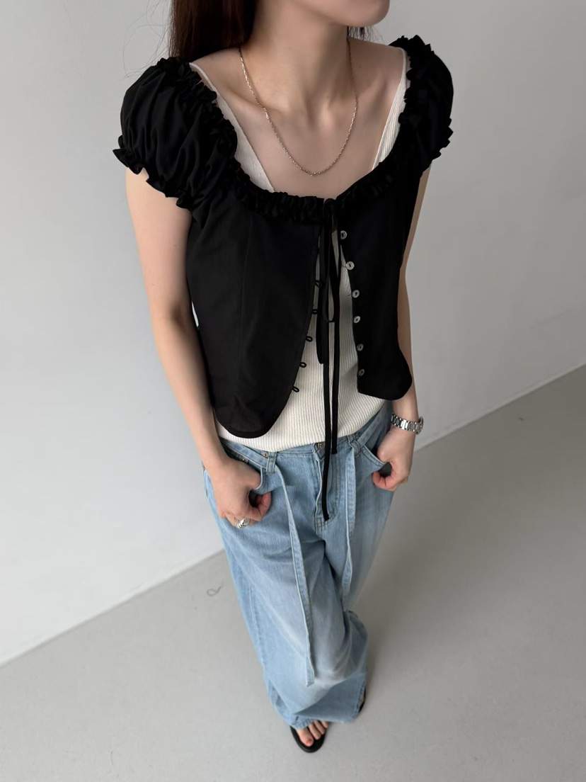 ARKIE/TAF韓國東大門直郵女裝新品26春夏人氣襯衫蕾絲衫ARKIE/TAF襯衫/蕾絲衫