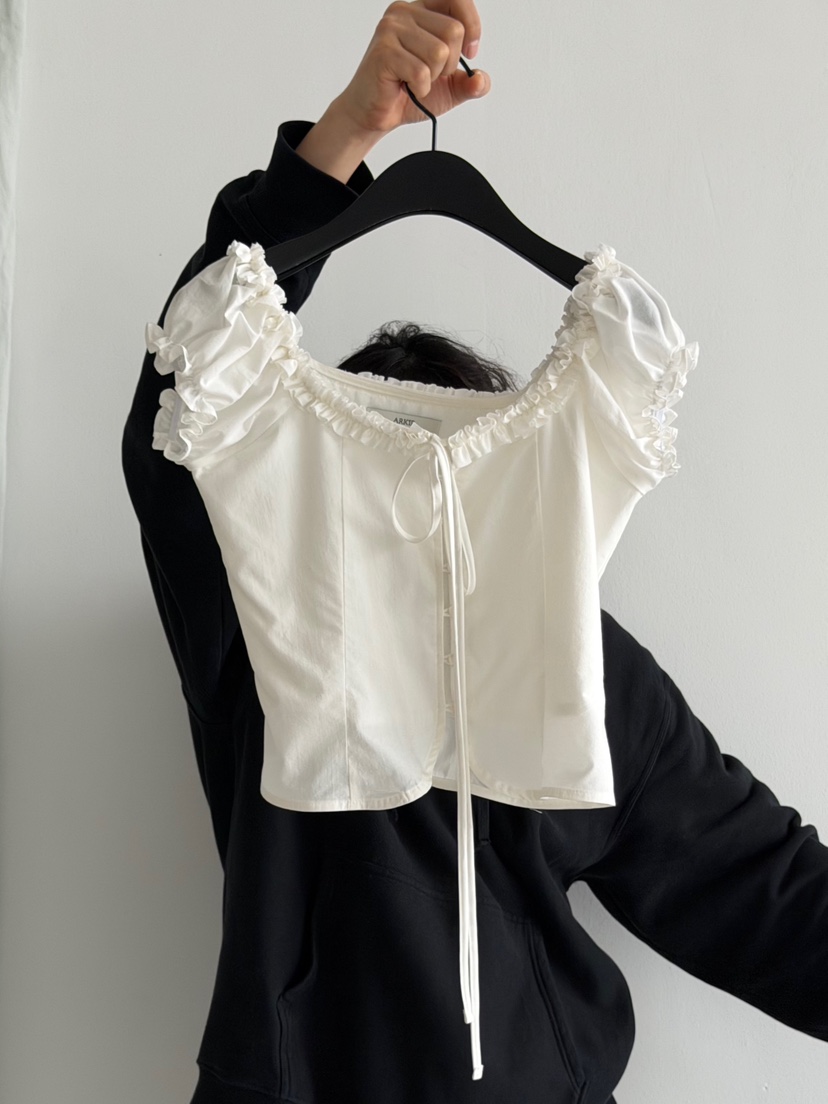 ARKIE/TAF韓國東大門直郵女裝新品26春夏人氣襯衫蕾絲衫ARKIE/TAF襯衫/蕾絲衫圖色1