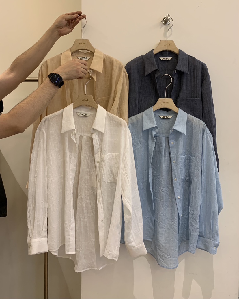 JUEDE韓國直郵女裝新款推薦襯衫蕾絲衫JUEDE襯衫/蕾絲衫