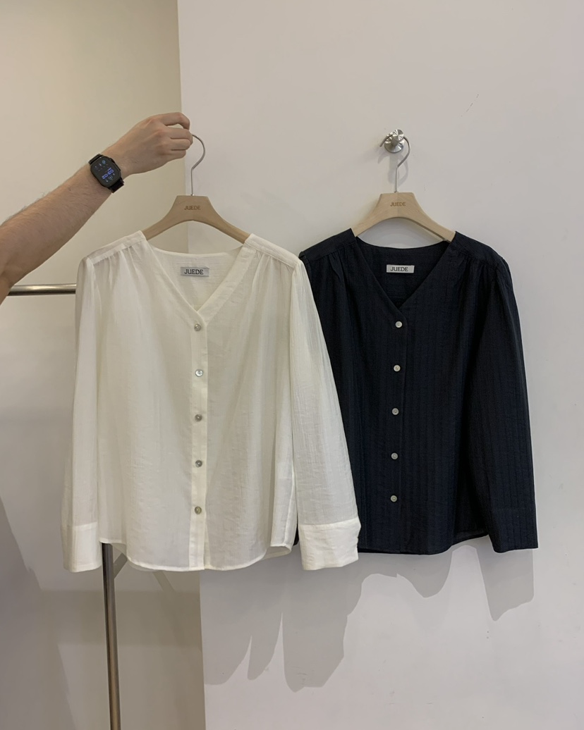 JUEDE韓國東大門直郵女士新品熱賣襯衫蕾絲衫JUEDE襯衫/蕾絲衫