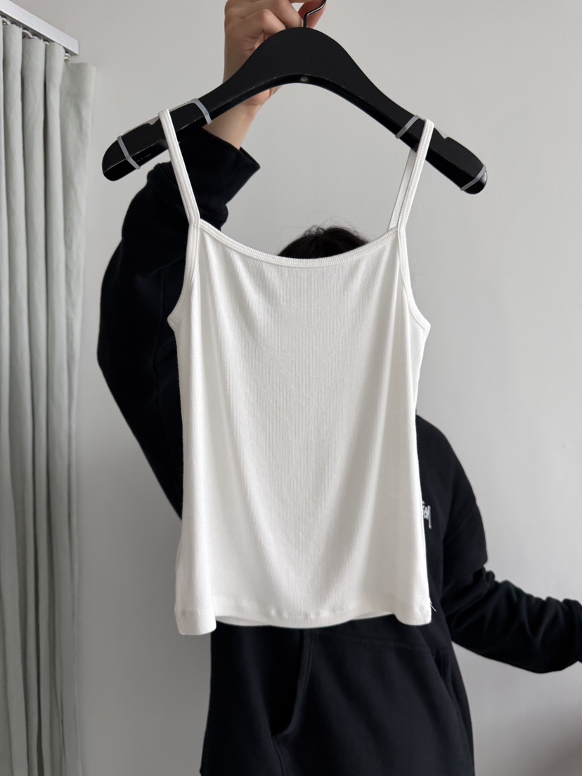 ARKIE/TAF韓國直郵女裝新品26春夏人氣吊帶背心蕾絲羅紋ARKIE/TAF吊帶/背心