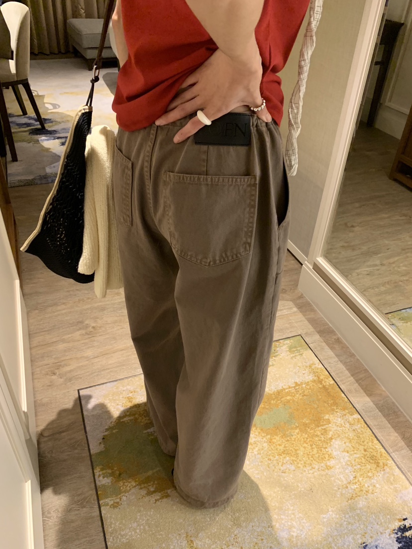 LOFN韓國東大門直郵女士新款職業推薦熱賣人氣26春夏休閑褲LOFN休閑褲