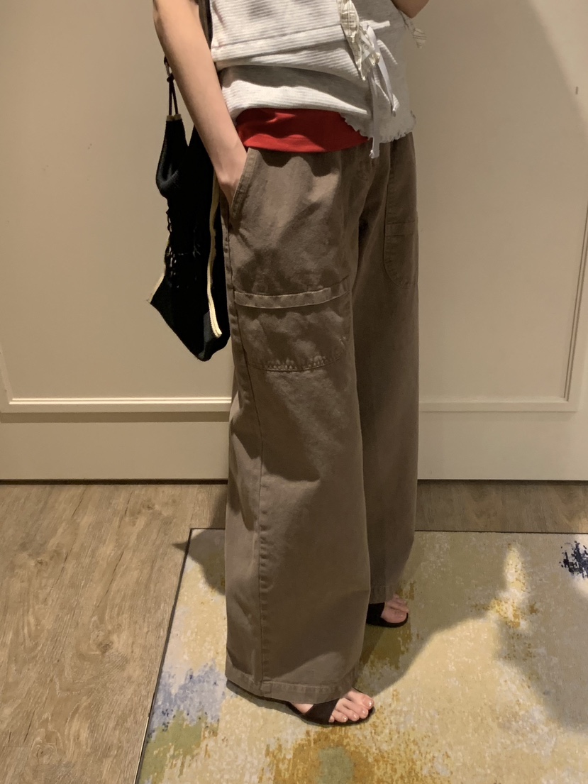 LOFN韓國東大門直郵女士新款職業推薦熱賣人氣26春夏休閑褲LOFN休閑褲