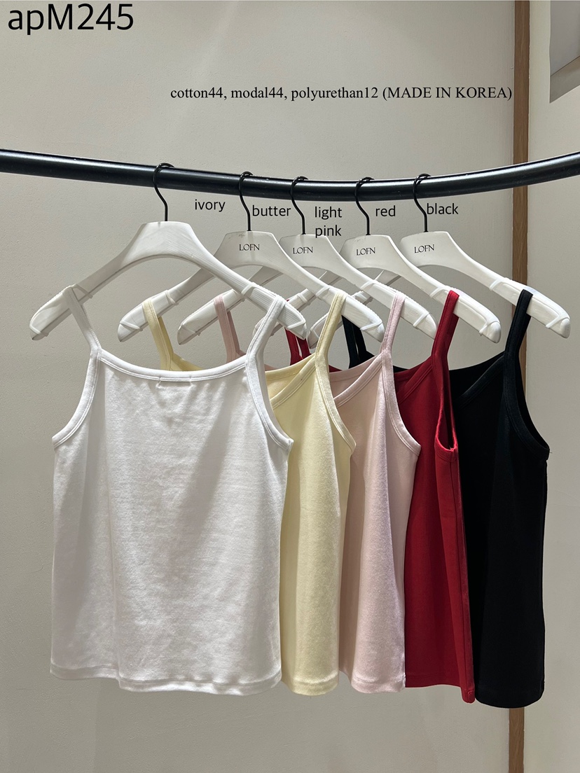 LOFN韓國直郵女士新款推薦時尚人氣熱賣26春夏職業吊帶背心LOFN吊帶/背心