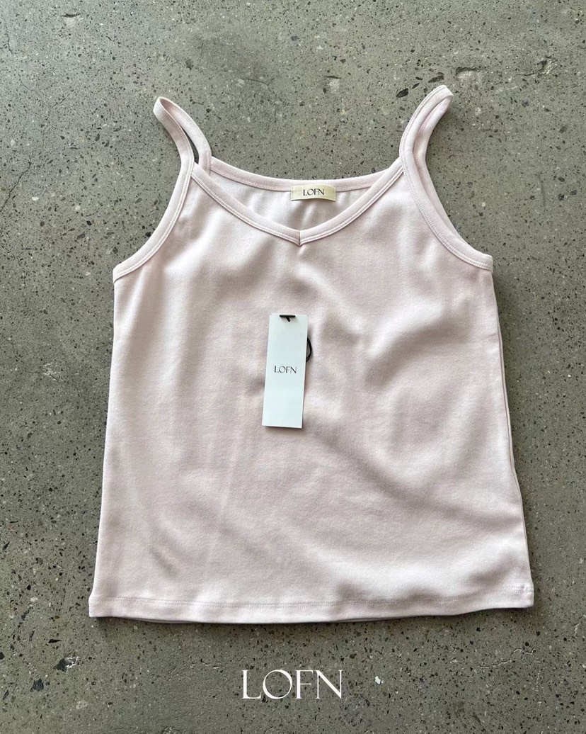 LOFN韓國直郵女士新款推薦時尚人氣熱賣26春夏職業吊帶背心LOFN吊帶/背心圖色2