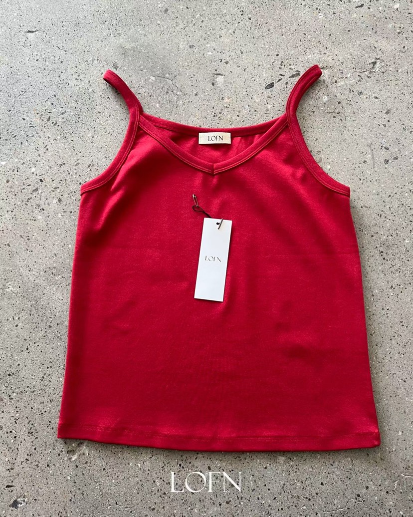 LOFN韓國直郵女士新款推薦時尚人氣熱賣26春夏職業吊帶背心LOFN吊帶/背心圖色3