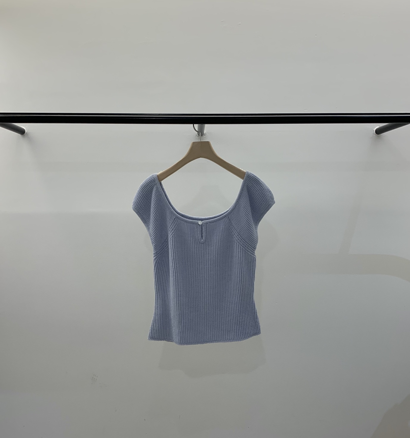 LA CREME韓國東大門代購女士新款26春夏推薦熱賣針織衫雙面LA CREME針織衫