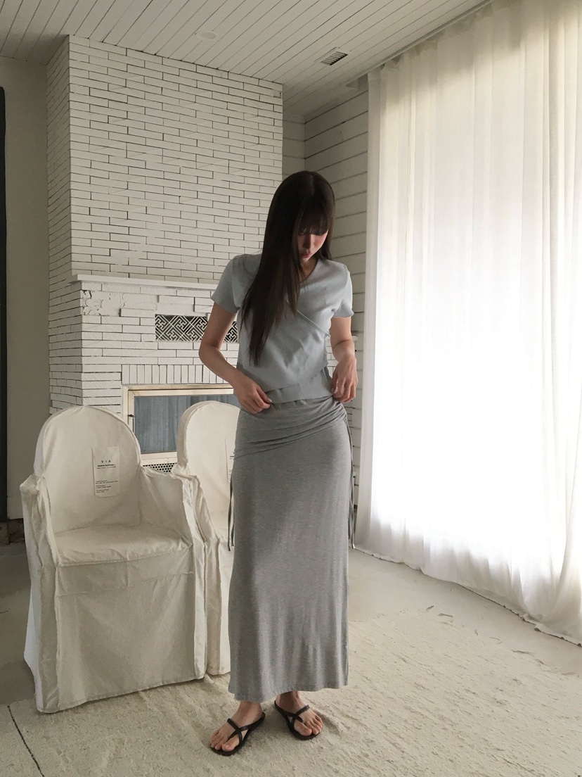 LEGACY韓國直郵女裝新款26春夏熱賣休閑人氣職業時尚長裙LEGACY長裙