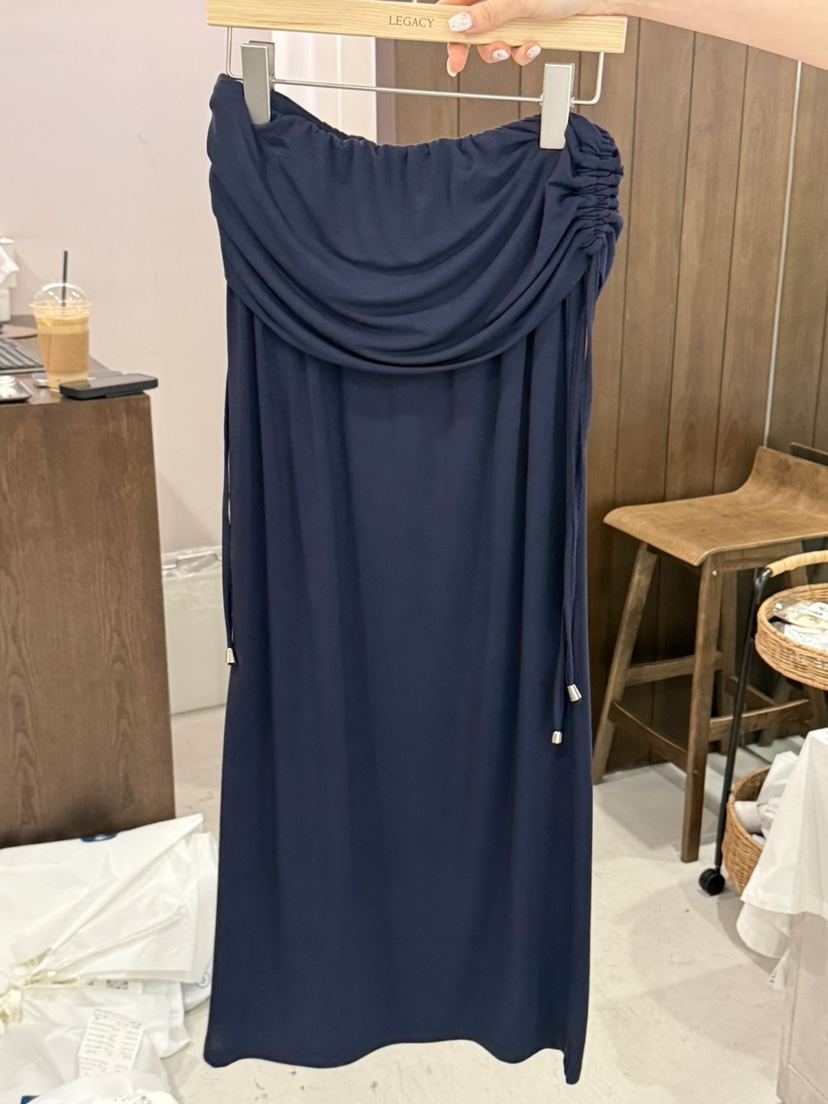 LEGACY韓國直郵女裝新款26春夏熱賣休閑人氣職業時尚長裙LEGACY長裙圖色3