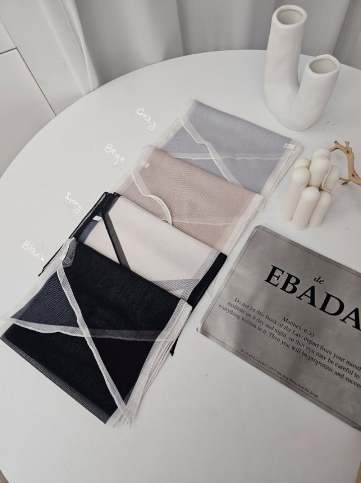 EBADA韓國東大門直郵女裝新品26春夏休閑人氣職業圍巾披肩EBADA圍巾/披肩