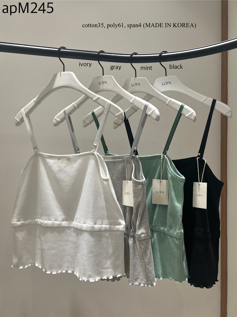 LOFN韓國代購女裝新款人氣26春夏休閑職業熱賣時尚吊帶背心LOFN吊帶/背心
