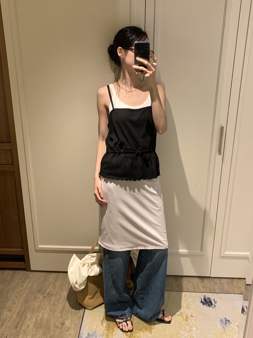 LOFN韓國代購女裝新款人氣26春夏休閑職業熱賣時尚吊帶背心LOFN吊帶/背心