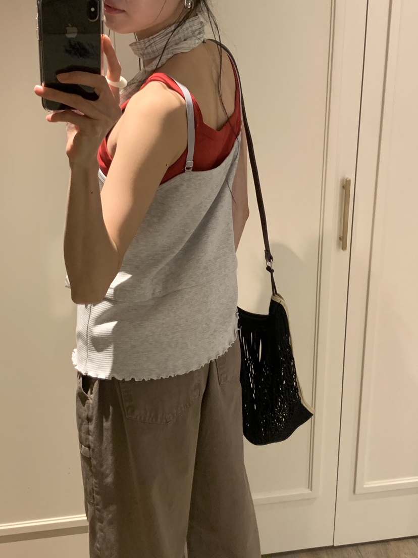 LOFN韓國代購女裝新款人氣26春夏休閑職業熱賣時尚吊帶背心LOFN吊帶/背心