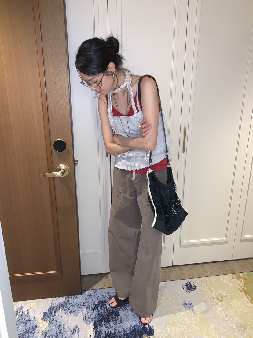 LOFN韓國代購女裝新款人氣26春夏休閑職業熱賣時尚吊帶背心LOFN吊帶/背心