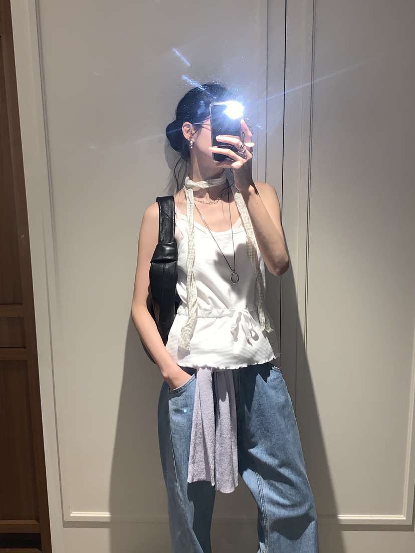 LOFN韓國代購女裝新款人氣26春夏休閑職業熱賣時尚吊帶背心LOFN吊帶/背心