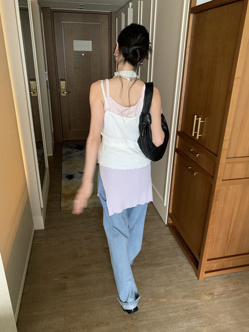 LOFN韓國代購女裝新款人氣26春夏休閑職業熱賣時尚吊帶背心LOFN吊帶/背心