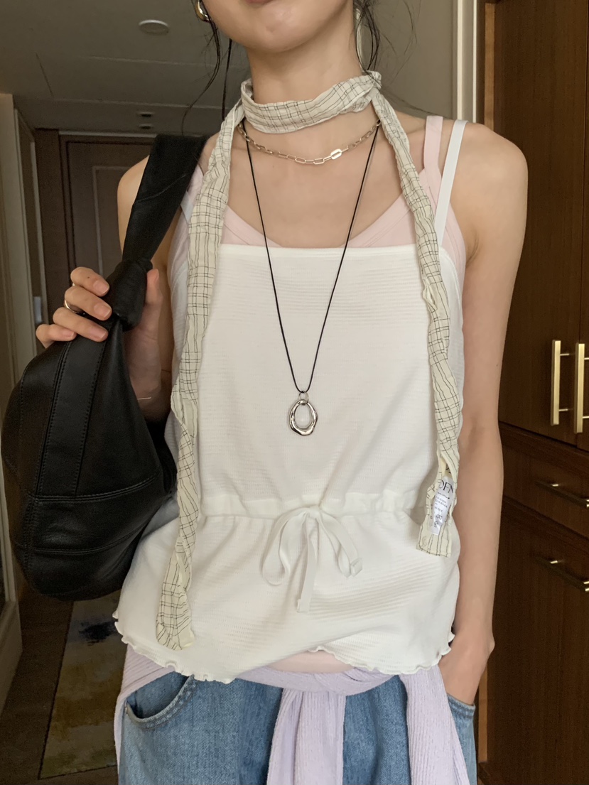 LOFN韓國代購女裝新款人氣26春夏休閑職業熱賣時尚吊帶背心LOFN吊帶/背心