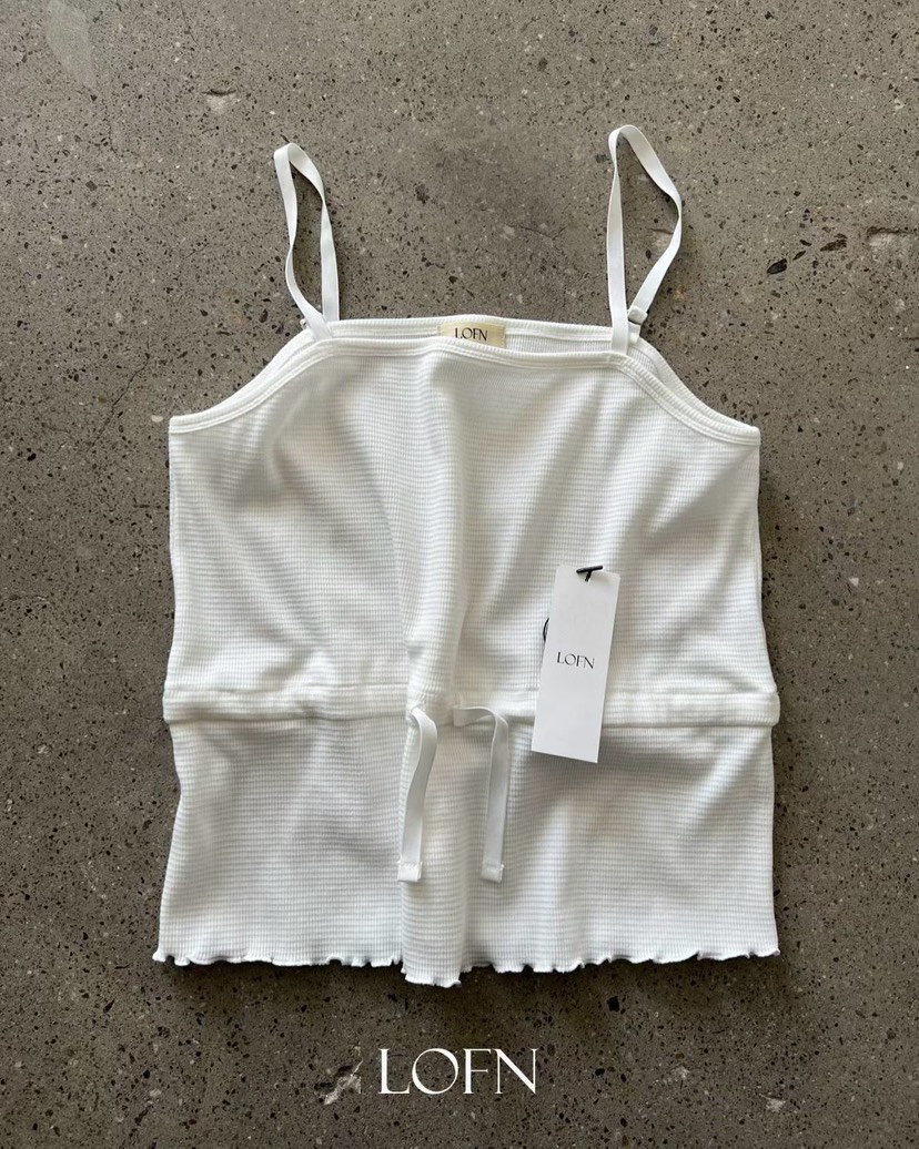 LOFN韓國代購女裝新款人氣26春夏休閑職業熱賣時尚吊帶背心LOFN吊帶/背心圖色2
