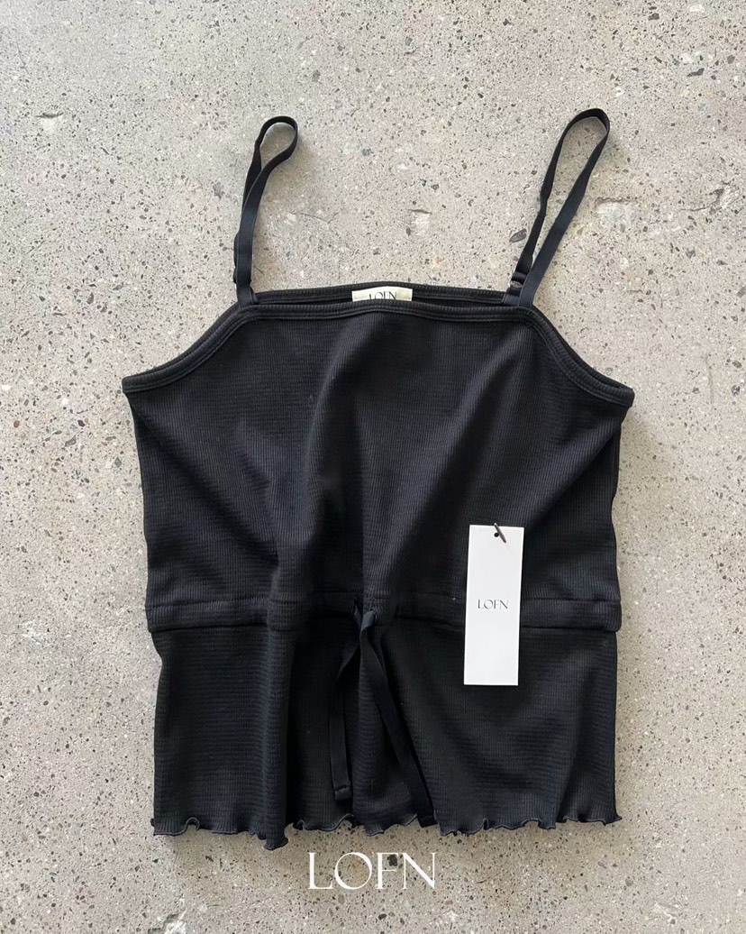 LOFN韓國代購女裝新款人氣26春夏休閑職業熱賣時尚吊帶背心LOFN吊帶/背心圖色3