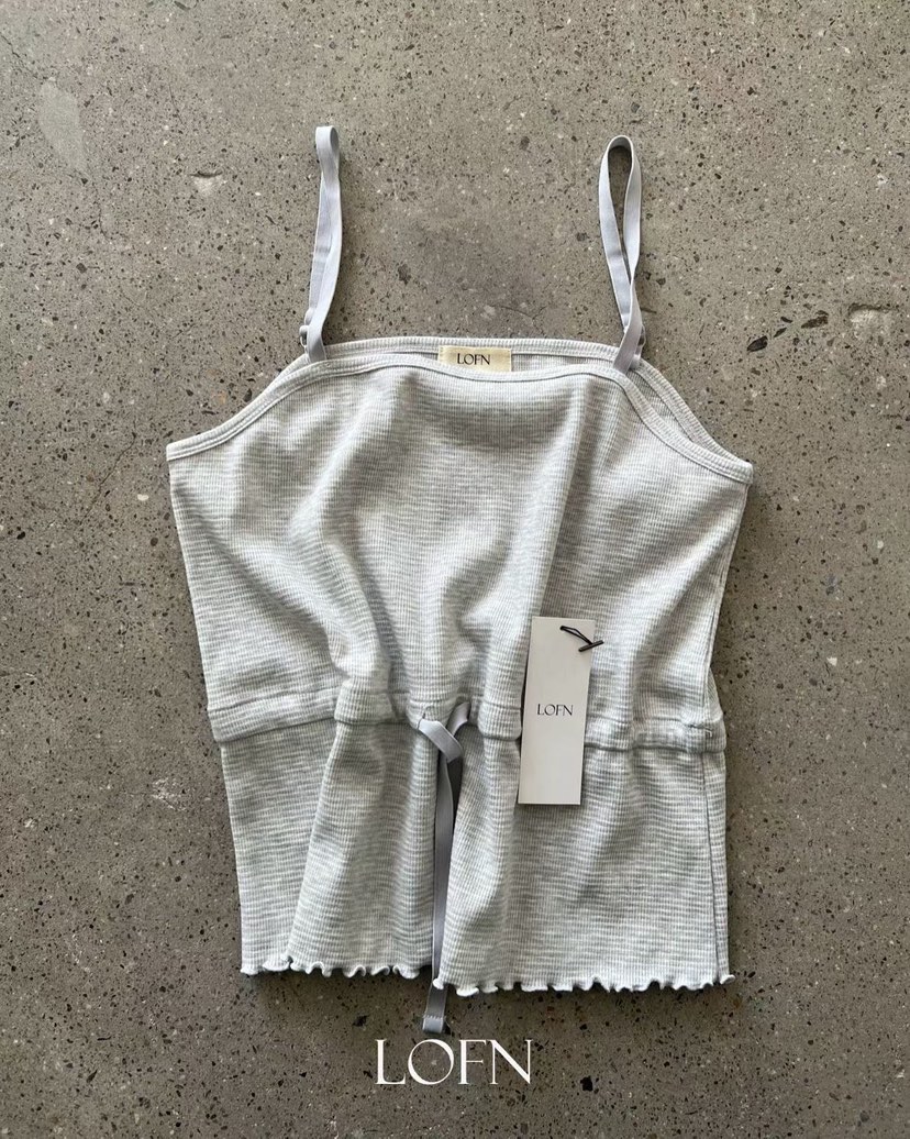 LOFN韓國代購女裝新款人氣26春夏休閑職業熱賣時尚吊帶背心LOFN吊帶/背心圖色4