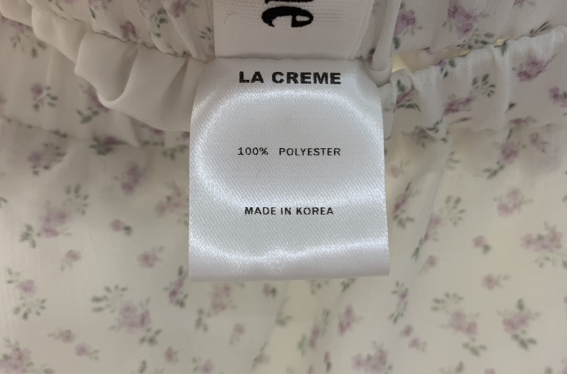 LA CREME韓國直郵實拍女裝新款熱賣26春夏推薦長裙花朵雪紡LA CREME長裙